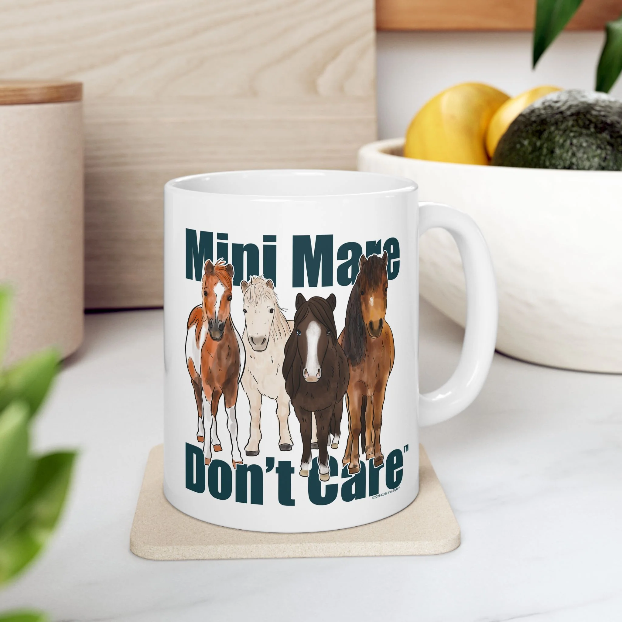 Mini Mare Don't Care Mugs by Katie Van Slyke® - Image 5
