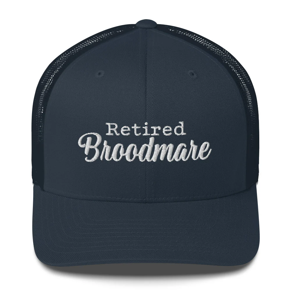 Retired Broodmare Trucker Hat by Katie Van Slyke™ - Image 6